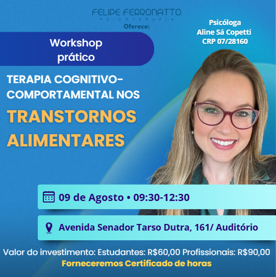 Workshop: TCC para Transtornos Alimentares