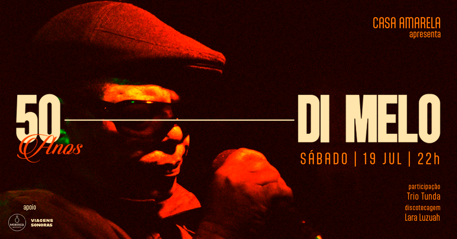 Casa Amarela apresenta Di Melo - 50 anos