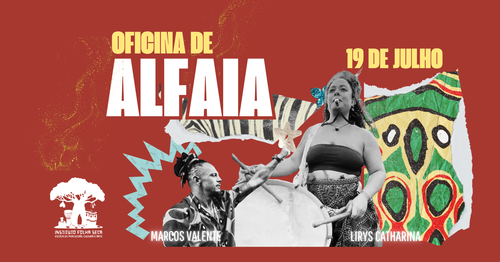 Alfaia: Ritmo, Técnica e Tradição com Lirys Catharina e Instituto Folha Seca