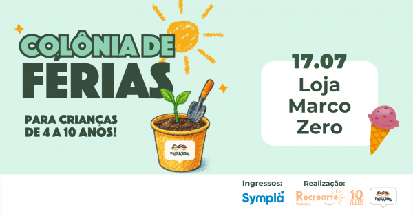 Imagem do evento Marco Zero - Colônia de Férias - Frisabor