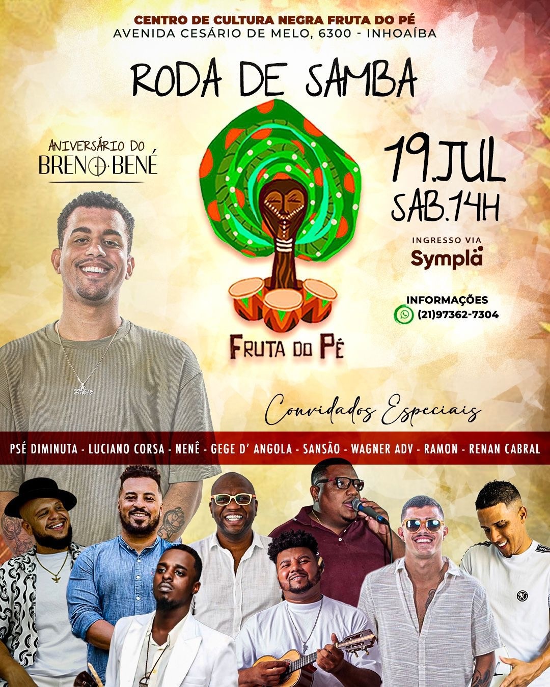 Roda de Samba do Fruta do Pé - Aniversário do Breno Bené