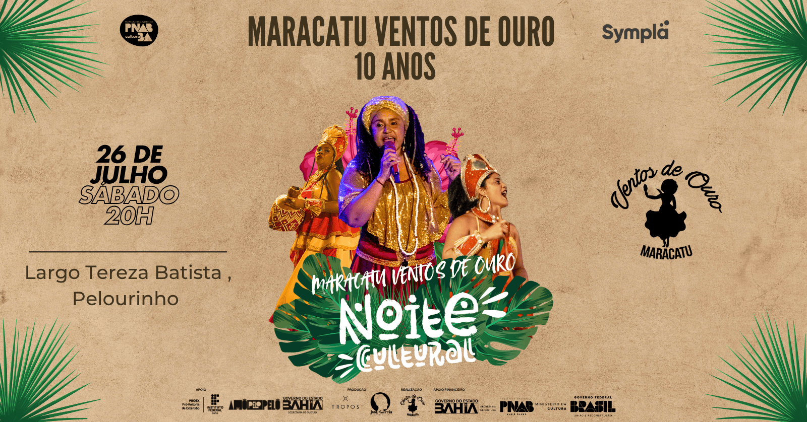 NOITE CULTURAL MARACATU VENTOS DE OURO 10 ANOS