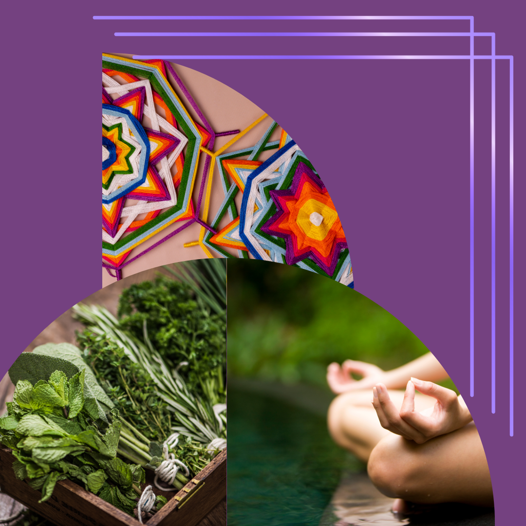 ENTRE FIOS, FOLHAS E FLORES, arte , meditação colheita e destilação
