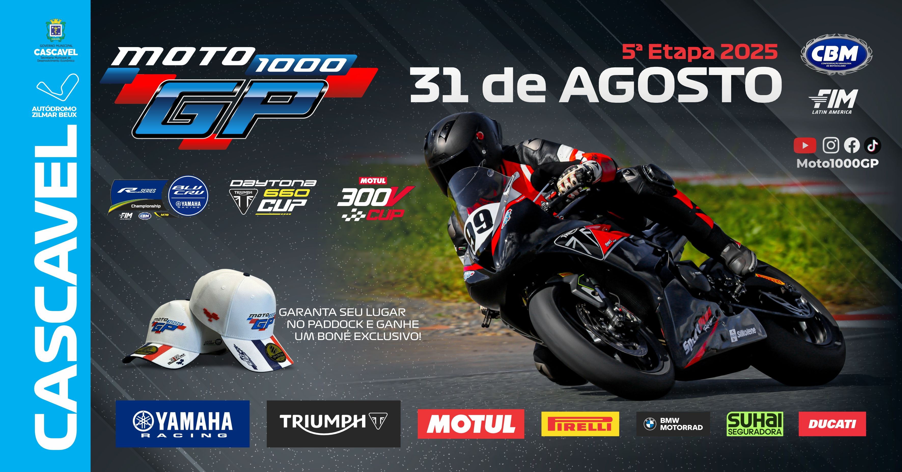 MOTO1000GP | 5ª ETAPA | TEMPORADA 2025 | CASCAVEL