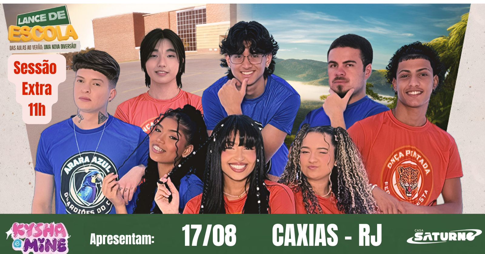 Kysha e Mine apresentam LANCE DE ESCOLA