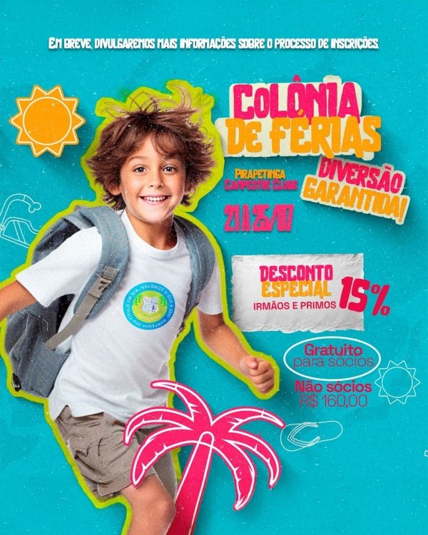 Imagem do evento Colônia de Férias