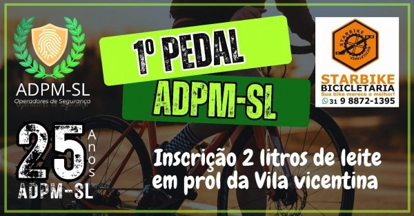 Imagem do evento 1º Pedal ADPM 7 Lagoas