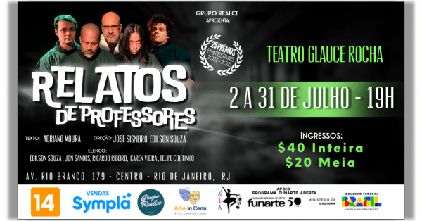 Imagem do evento Relatos de Professores (24/07) - Quinta-Feira