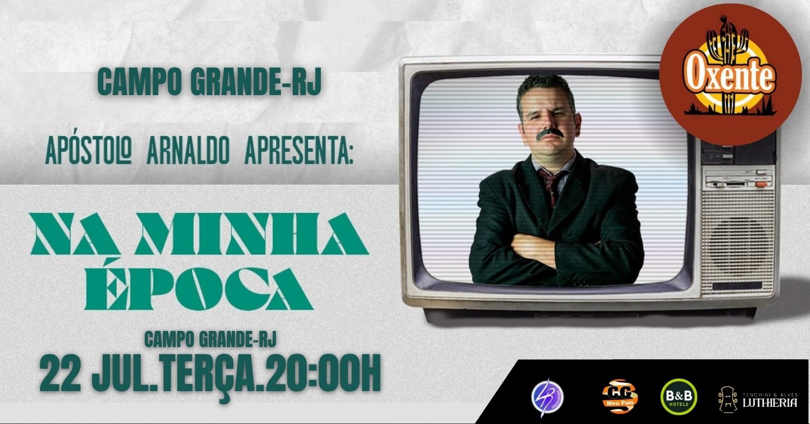 APOSTOLO ARNALDO COM SEU STAND-UP COMEDY NO OXENTE 