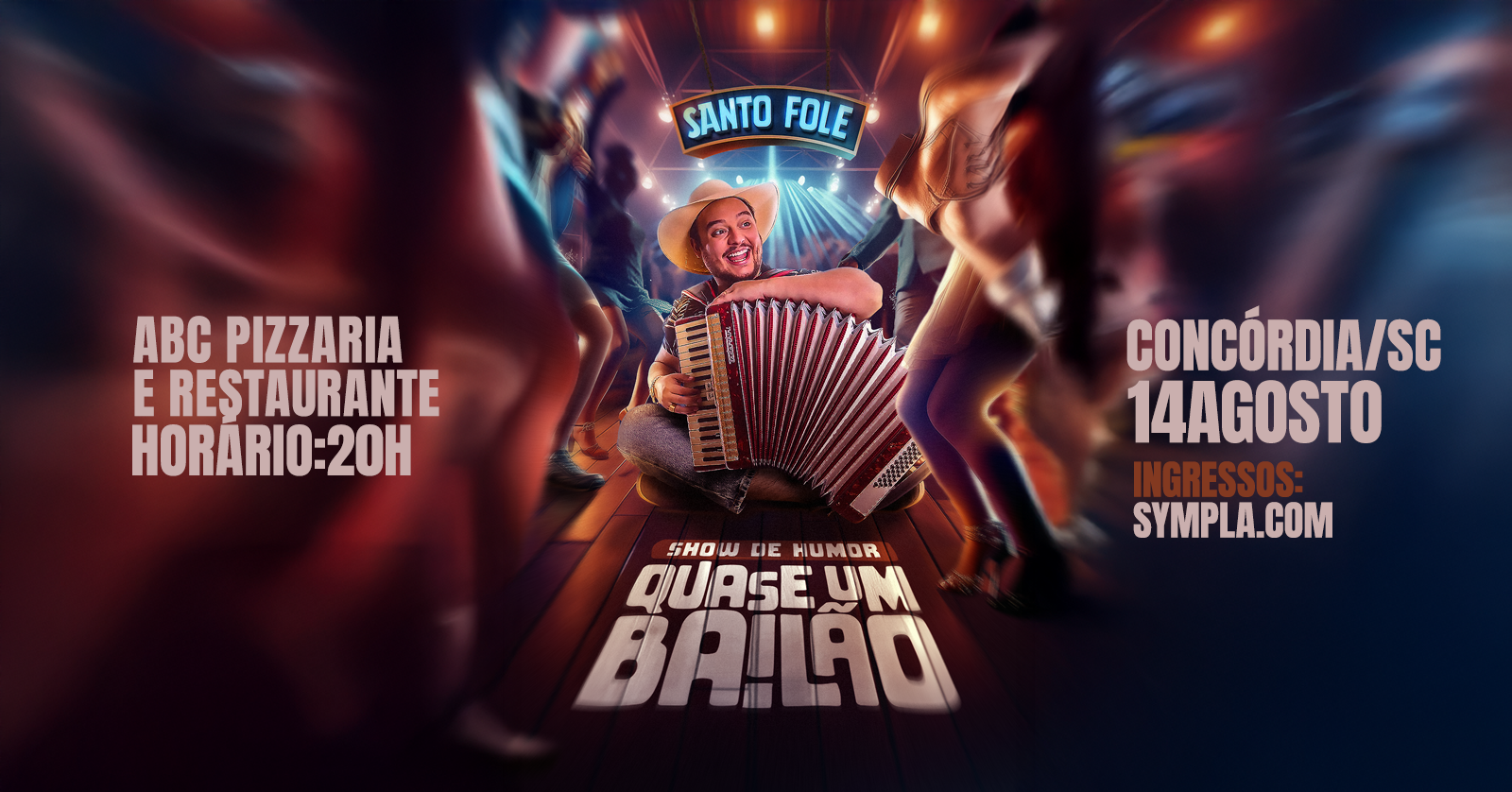 Santo Fole em Concordia - Show de Humor "Quase um Bailão"