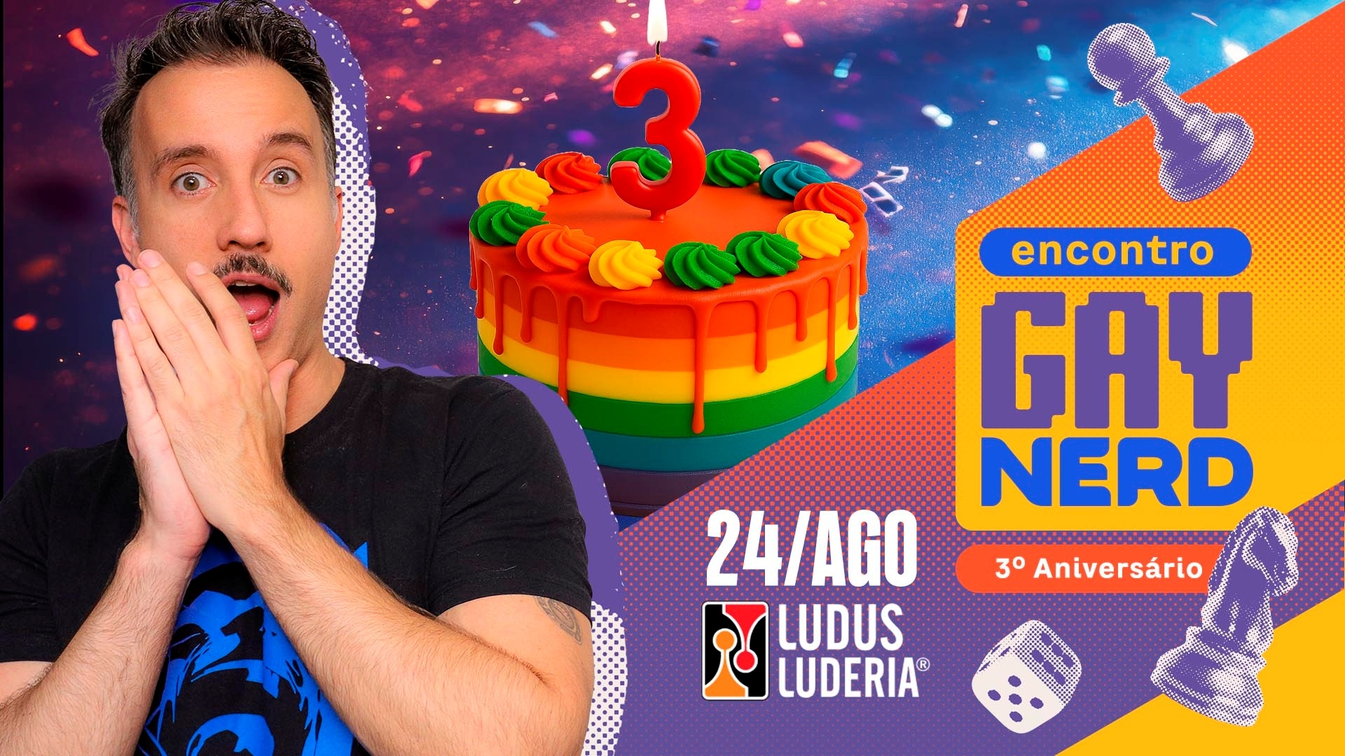 Encontro do Gay Nerd - 3o Aniversário!