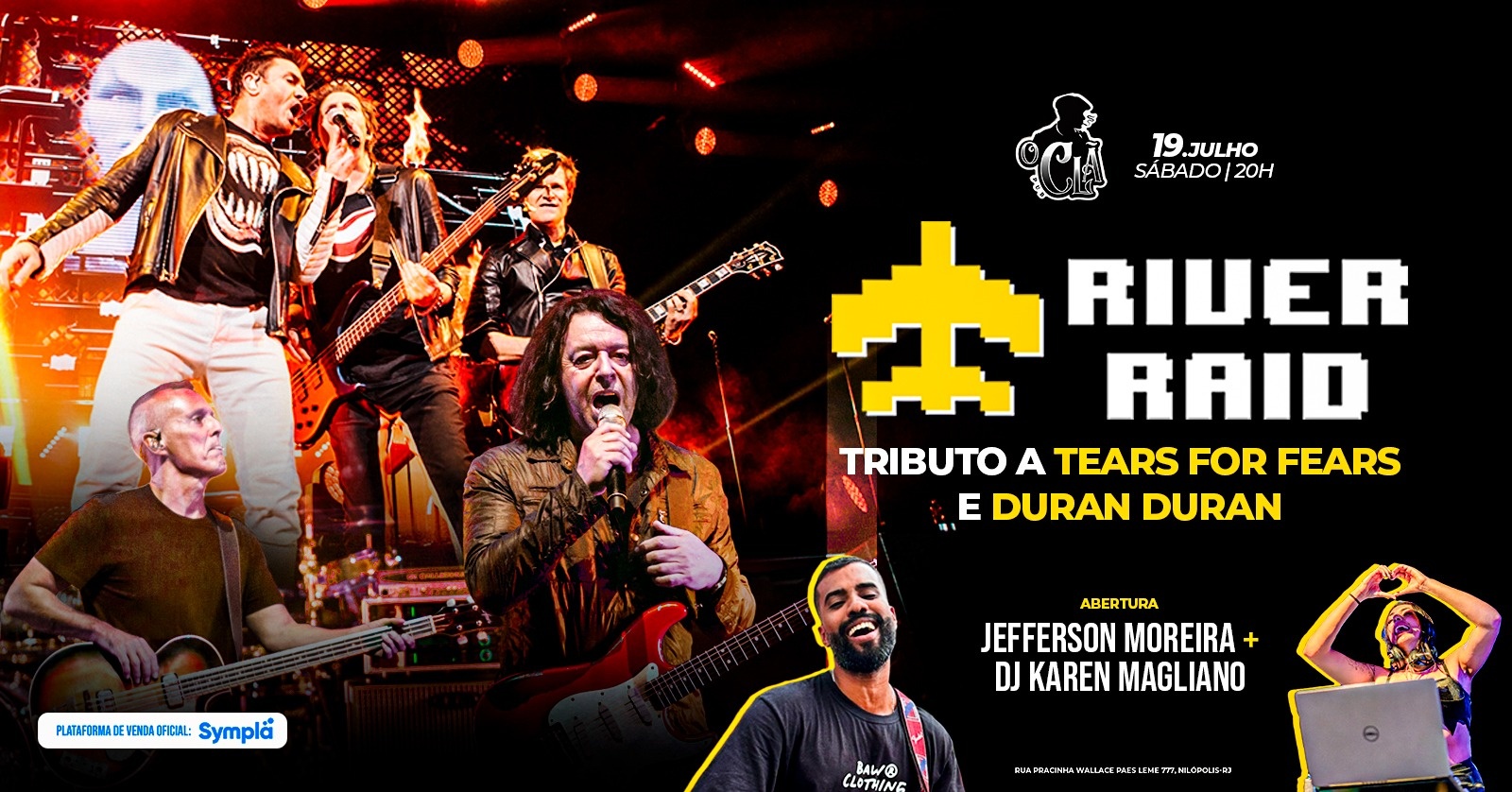 BANDA RIVER RAID + JEFFERSIN MOREIRA + DJ KAREM MAGLIANO
