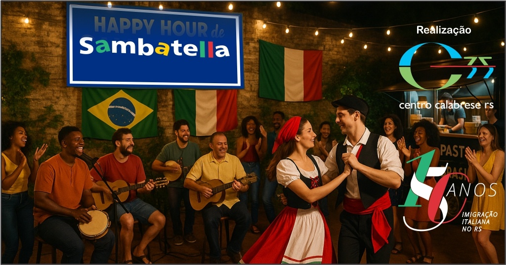 SAMBATELLA - Samba no pé, tarantella no coração e pop italiano na pista