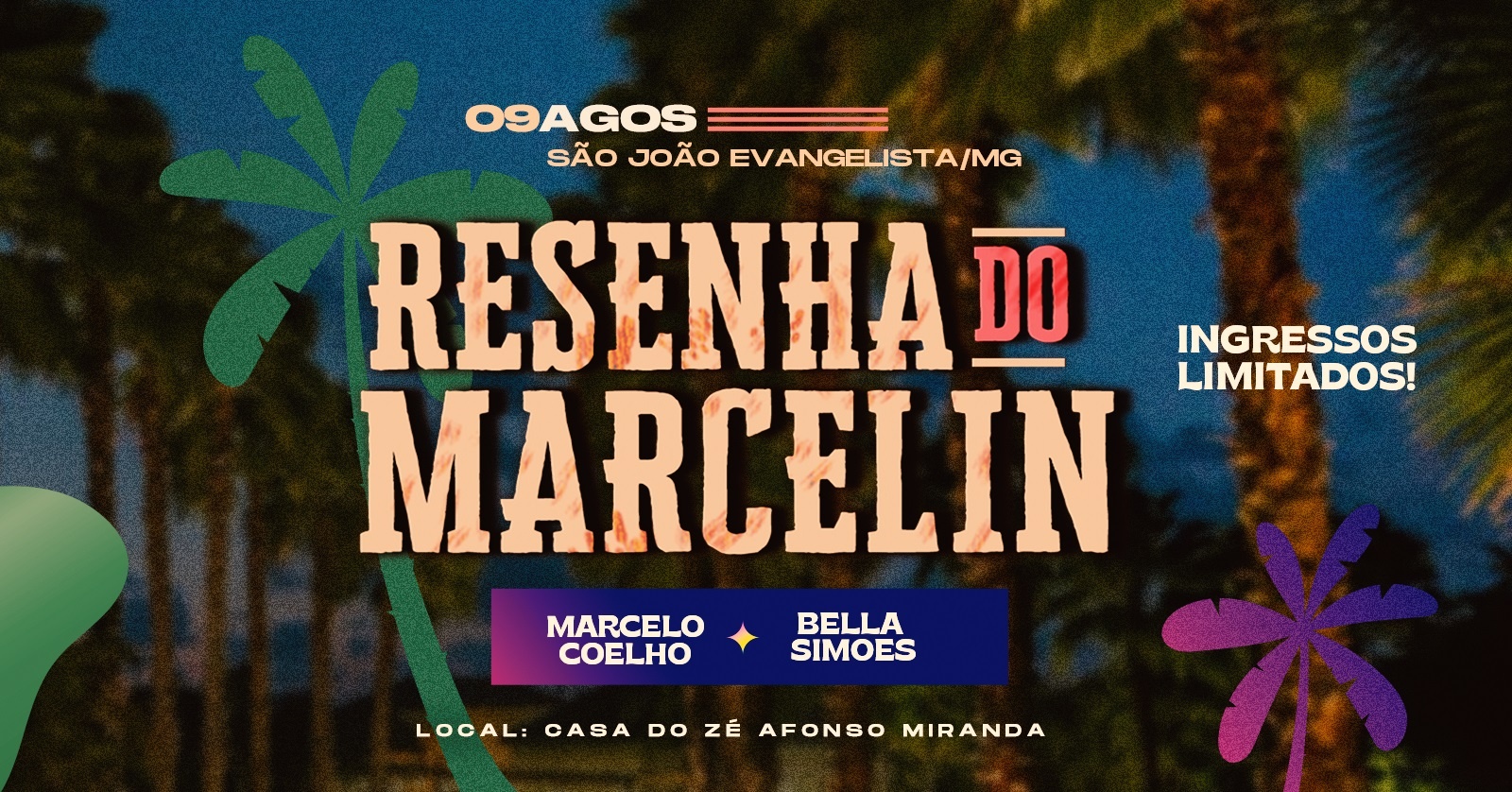 Resenha do Marcelin - Em São João Evangelista/MG