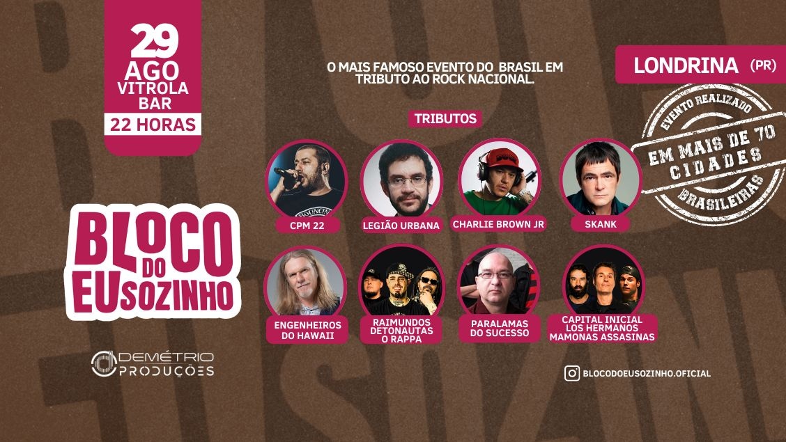 Bloco do Eu Sozinho em Londrina/PR