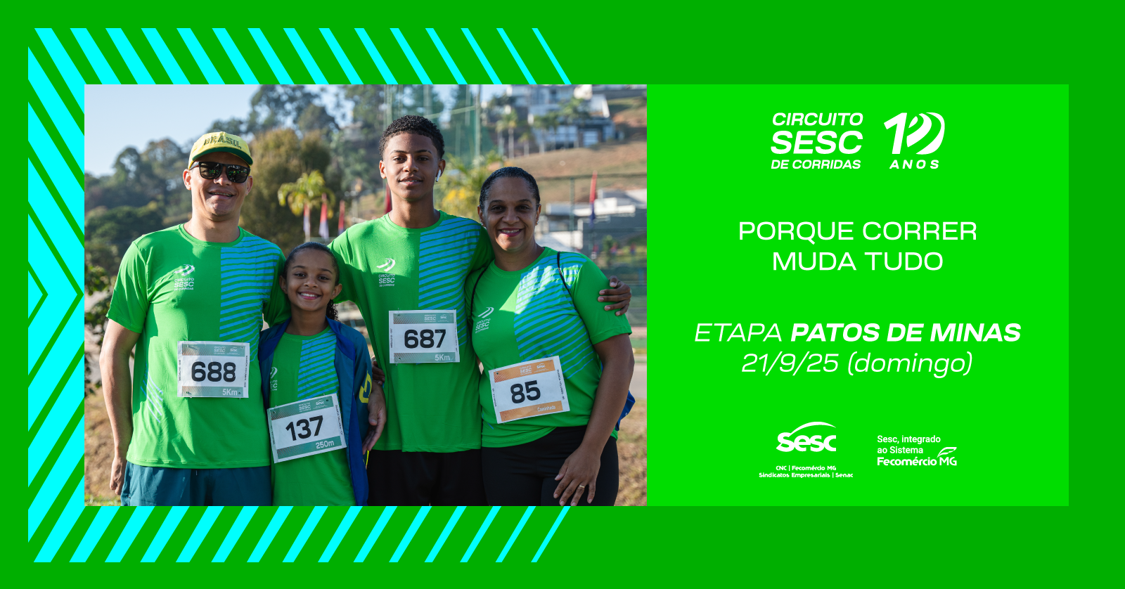 Circuito Sesc de Corridas 2025 - Etapa Patos de Minas