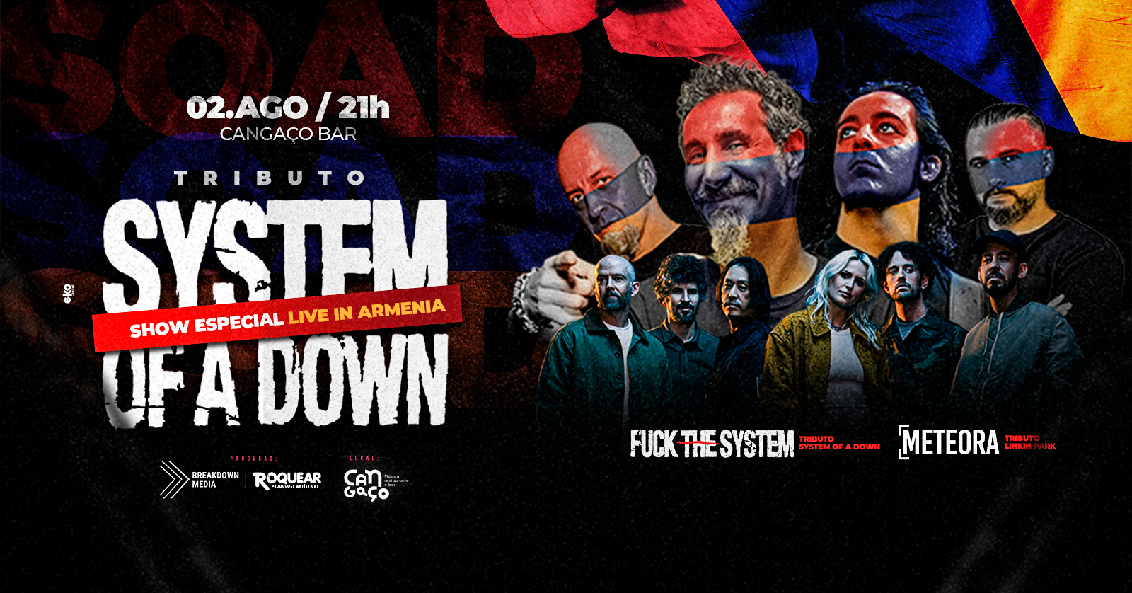 Fuck The System - Tributo System Of a Down no Cangaço Bar