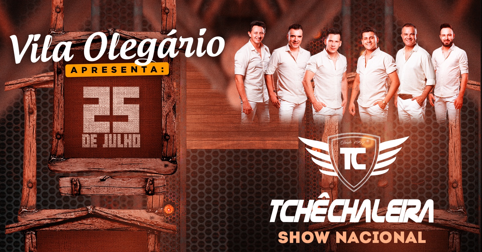 TCHÊ CHALEIRA - SHOW NACIONAL NA VILA OLEGÁRIO
