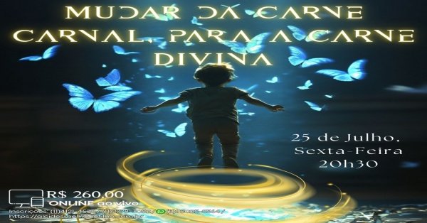 Imagem do evento Alcides Melhado Filho - Mudar da Carne Carnal, para a Carne Divina