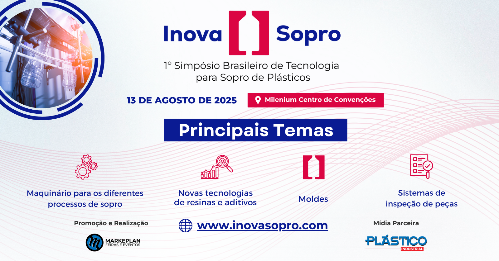 Inova Sopro - 1º Simpósio Brasileiro de Tecnologia para Sopro de Plásticos