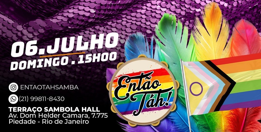 Entao ENTÃO TAH! - RODA DE SAMBA LGBTQIAPN+ em Rio de Janeiro - Sympla