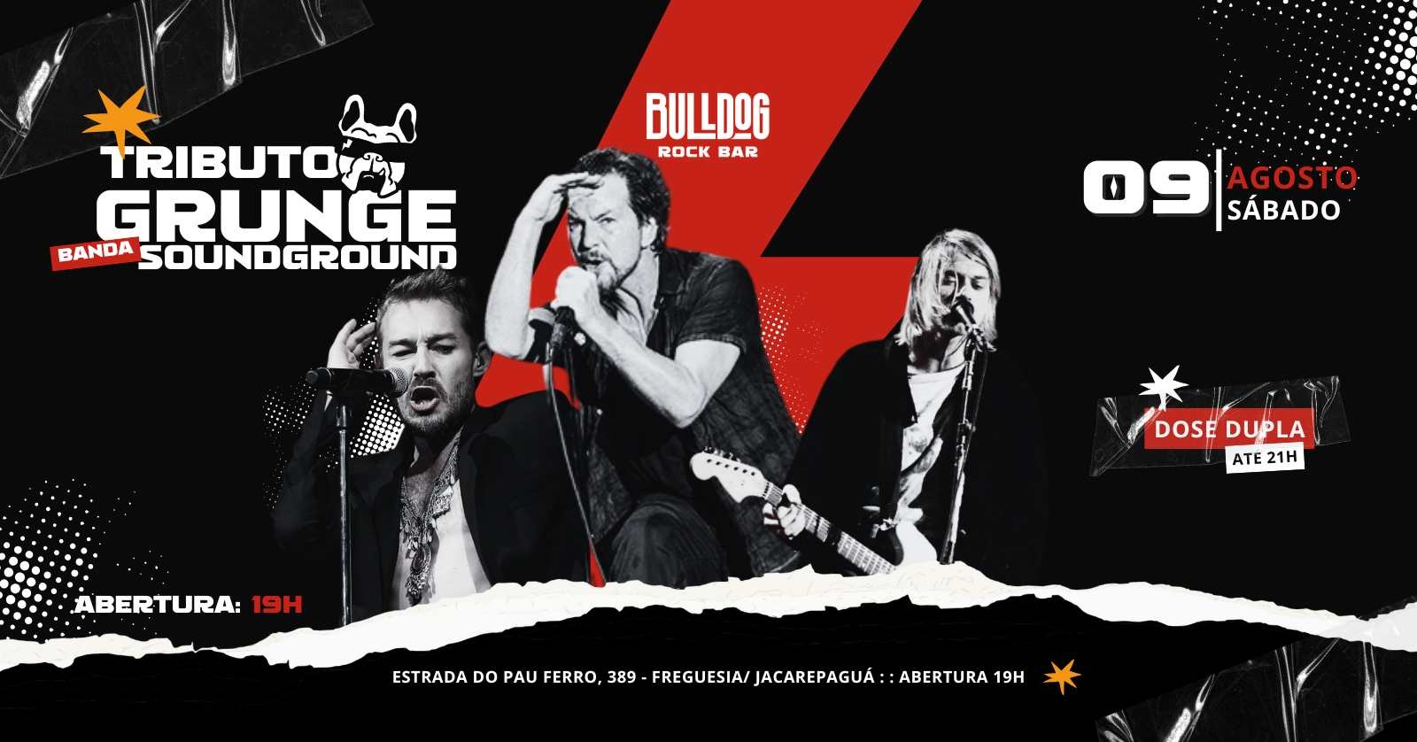 TRIBUTO GRUNGE C/ BANDA SOUNDGROUND 