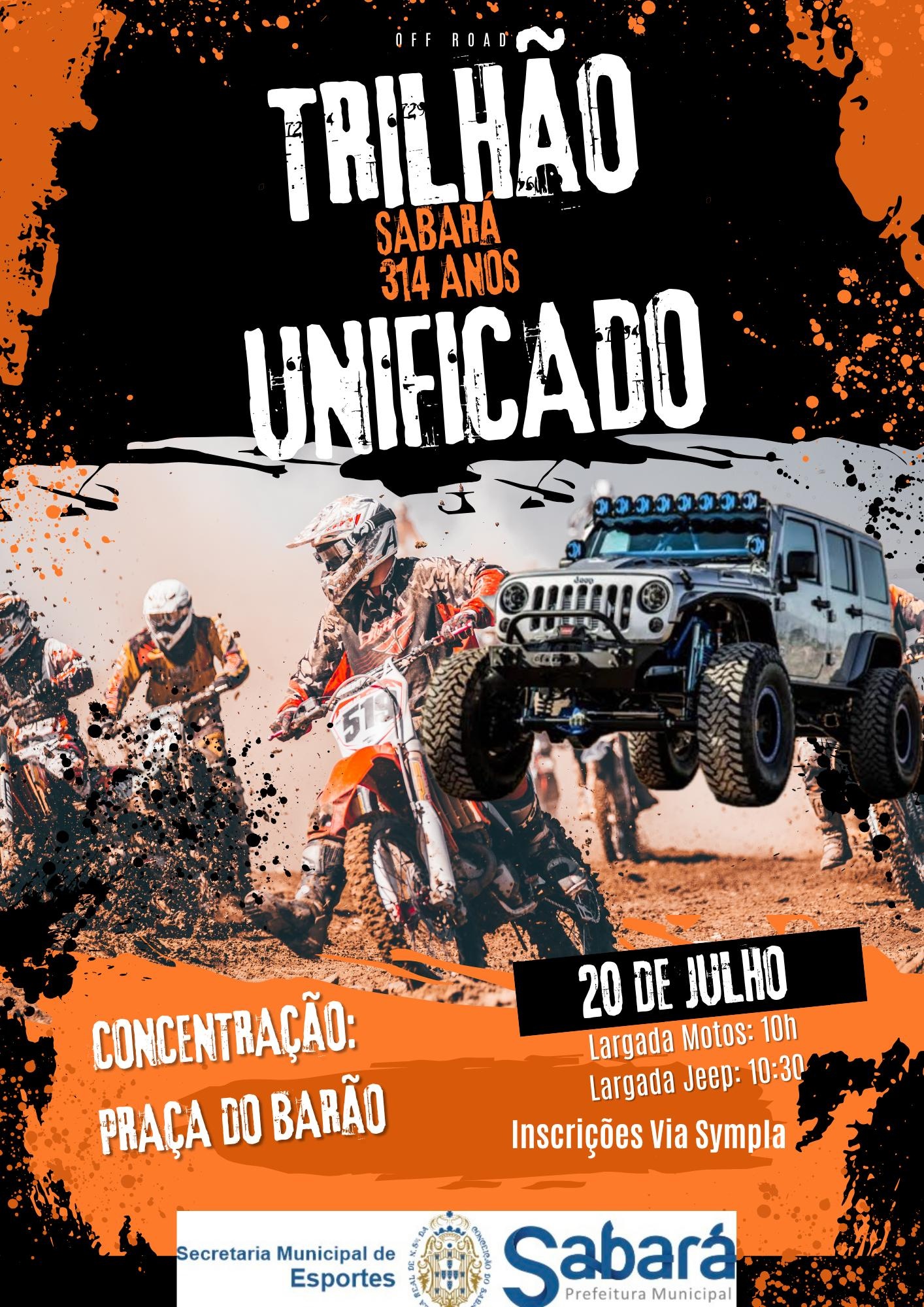 TRILHÃO UNIFICADO SABARÁ 314 ANOS