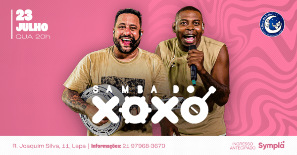 Imagem do evento SAMBA DO XOXÓ E CONVIDADOS BECO DO RATO 23/07 18H - QUARTA FEIRA