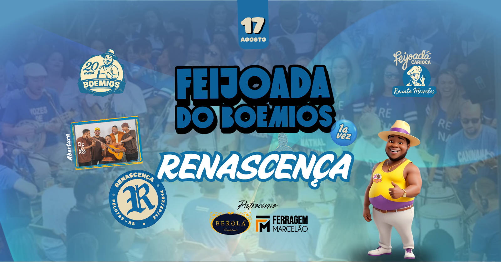 FEIJOADA do BOEMIOS com o grupo RENASCENÇA