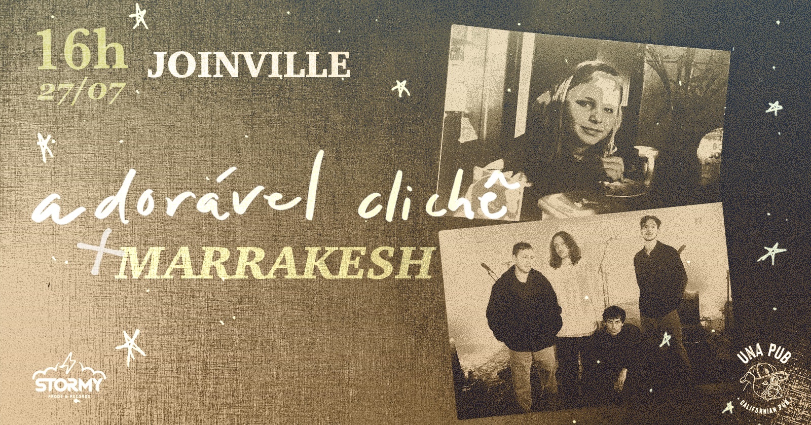 Adorável Clichê + Marrakesh em Joinville!