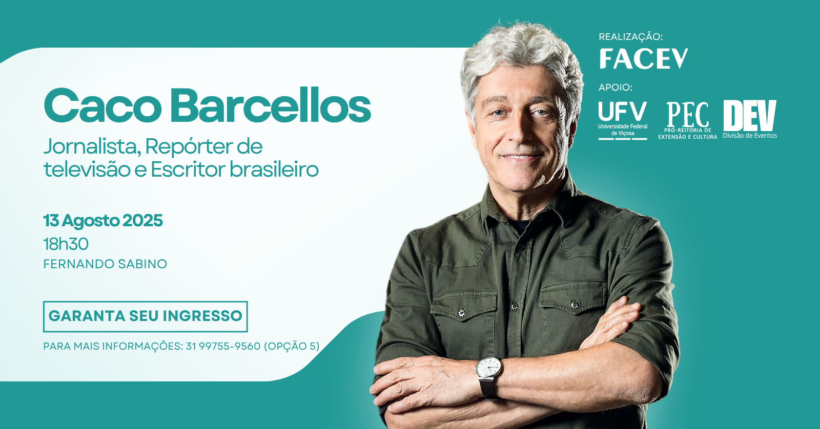 Facev - Os desafios da educação com Caco Barcellos