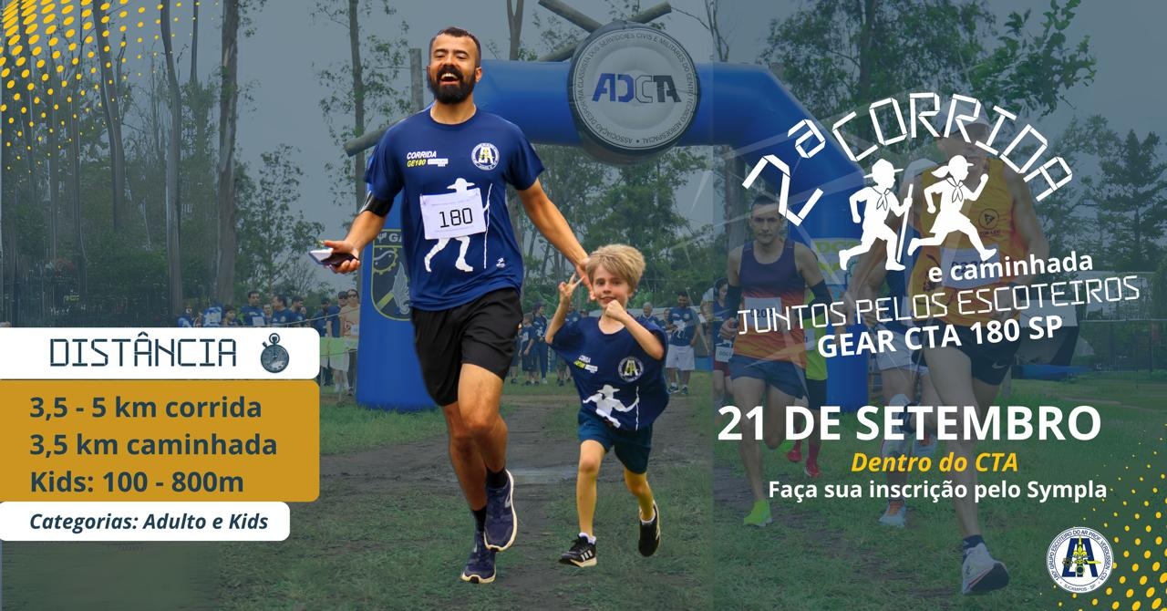 2° Corrida e caminhada dos Escoteiros CTA