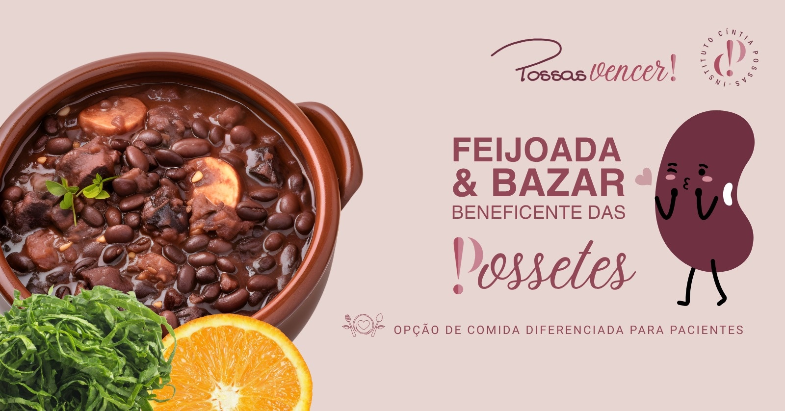Feijoada e Bazar Beneficente - Instituto Possas Vencer