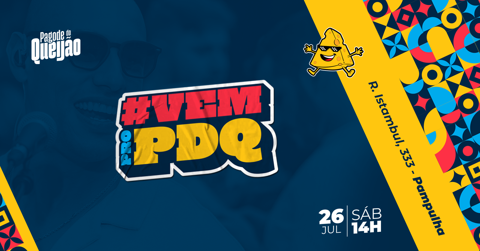 Pagode do Queijão - 26/07
