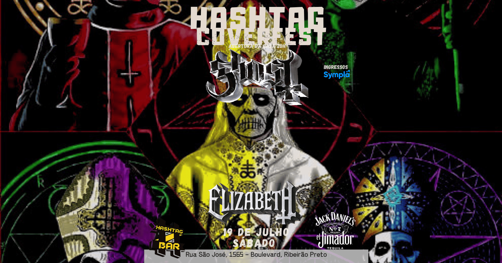 GHOST COVER - Banda ELIZABETH - Hashtag Cover Fest 19/07