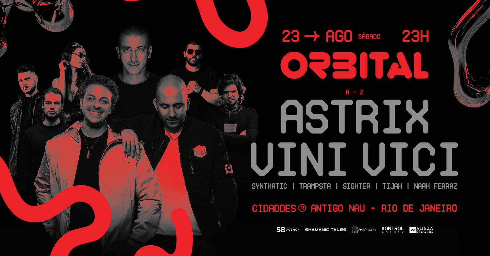 orbital w/ ASTRIX & VINI VICI @ CIDADDESS (Antigo NAU Cidades) /RJ