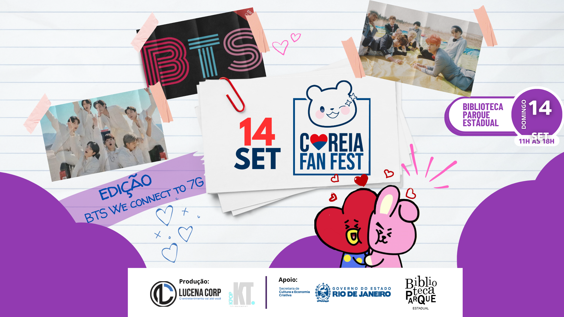 Coreia Fan Fest 3° Edição : BTS We connect to 7G