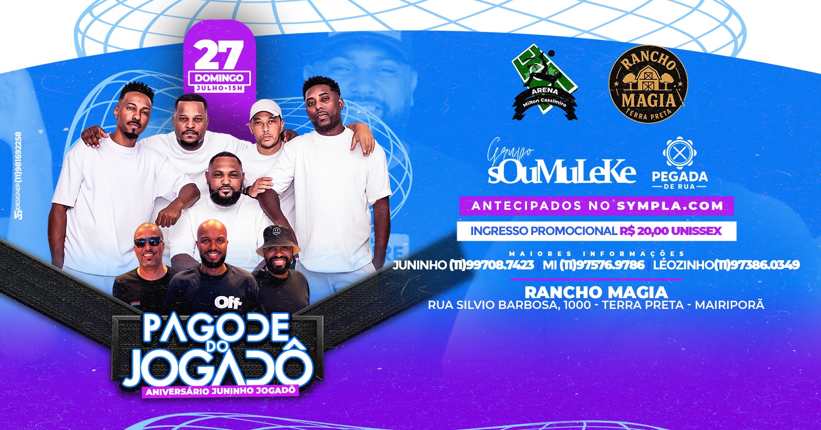 PAGODE DO JOGADÔ (ANIVERSÁRIO DO JUNINHO JOGADÔ)