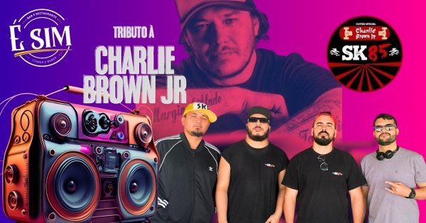 Imagem do evento TRIBUTO A CHARLE BROW 17/07 QUINTA NO É SIM COMER E BEBER