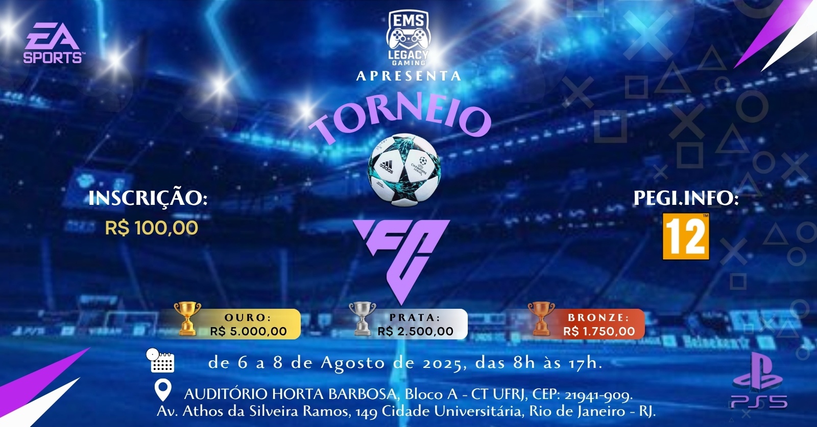 Torneio de FC 25, Legacy Gaming, 1ª Edição.