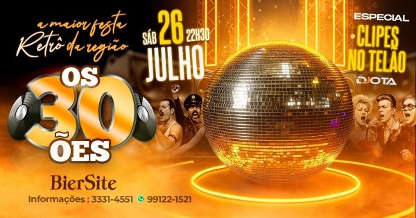 Imagem do evento FESTA OS TRINTÕES
