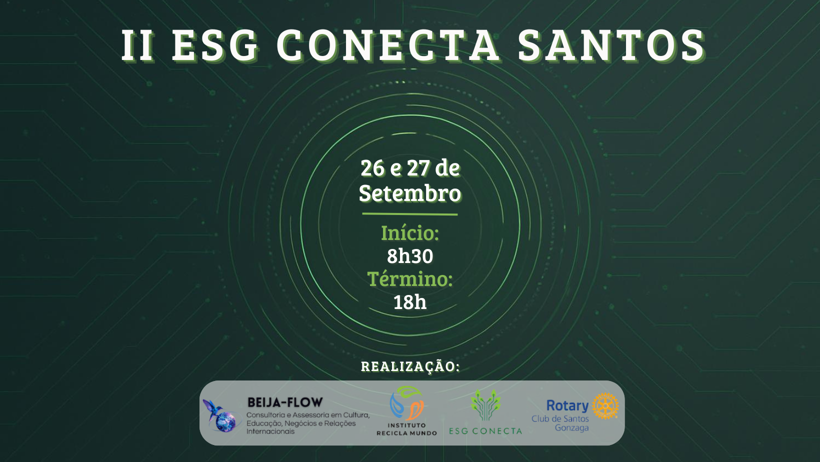 II ESG Conecta Santos - Sustentabilidade, Inovação e Impacto Social