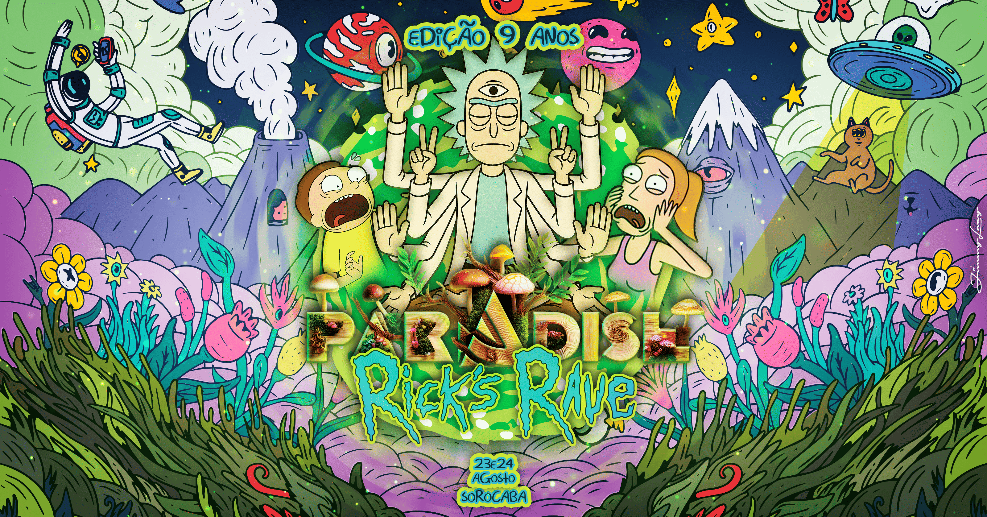 PARADISE 9 ANOS - RICK'S RAVE