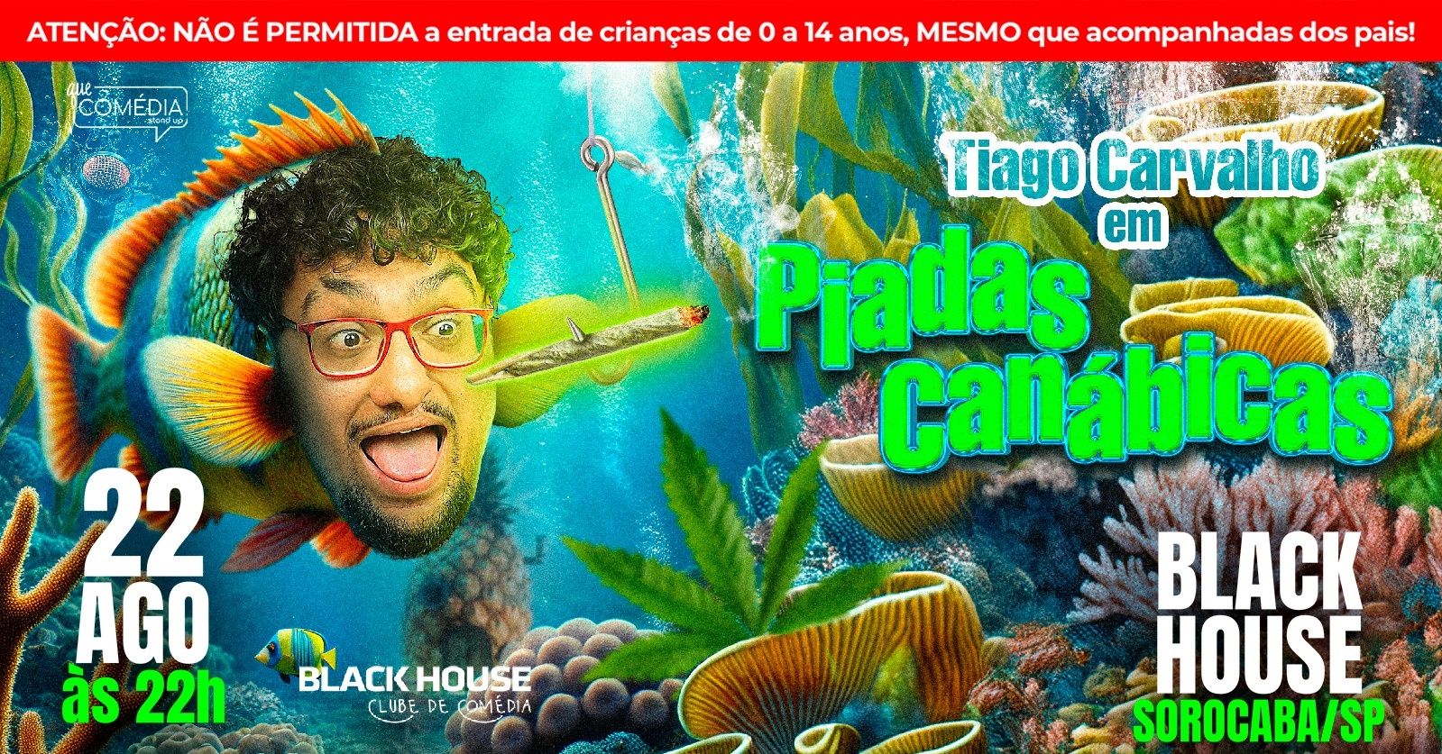 TIAGO CARVALHO EM SOROCABA  - PIADAS CANÁBICAS - STAND UP COMEDY
