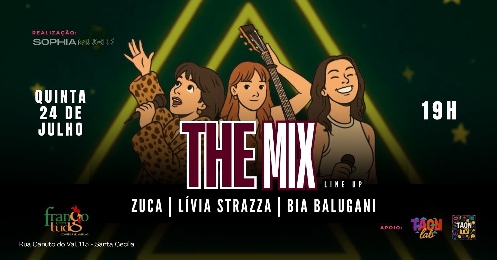 theMIX com LÍVIA STRAZZA | ZUCA | BIA BALUGANI