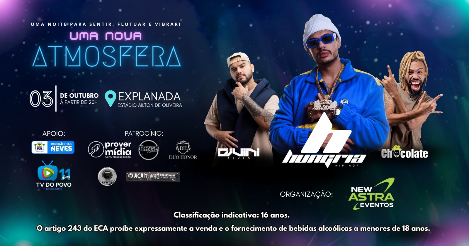 Uma Nova Atmosfera com Hungria Hip Hop em Ribeirão das Neves