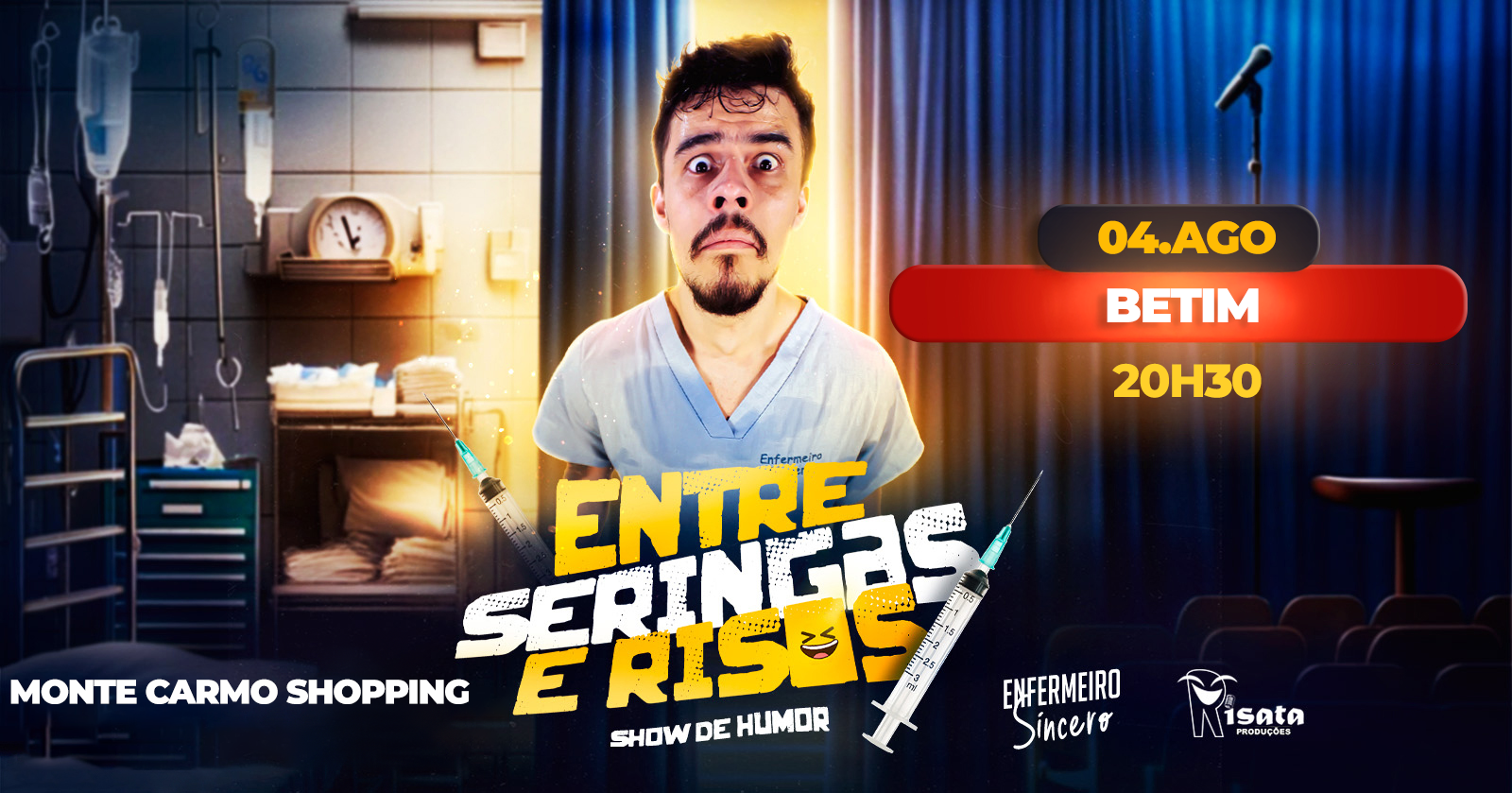 StandUp Enfermeiro Sincero no Monte Carmo Shopping (Betim)