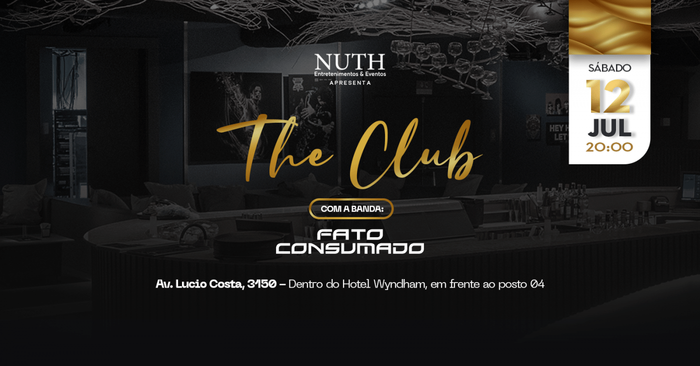 Nuth The Club em Rio de Janeiro - Sympla