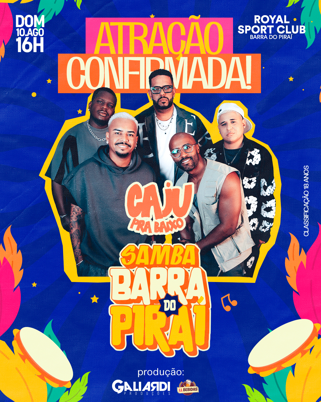 Samba Barra do Piraí com Caju pra Baixo