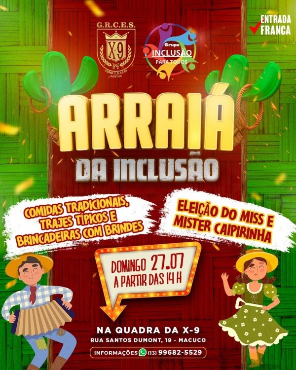 Imagem do evento ARRAIA DA INCLUSÃO